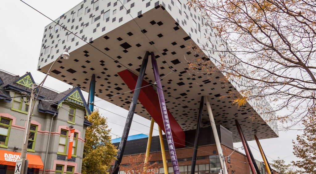 the location of OCAD was close to 33 Yorkville