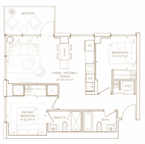 South Forest Hill_2 Bed FP