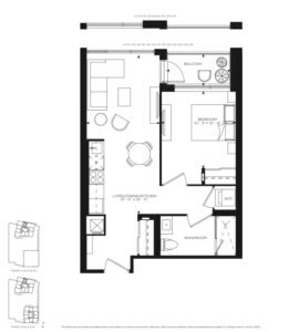 1Bed-Floorplans,Gallery Towers
