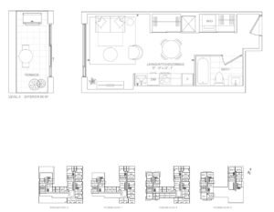 Studio-Floor Plan- ForÃªt Forest Hill Condos,2027.