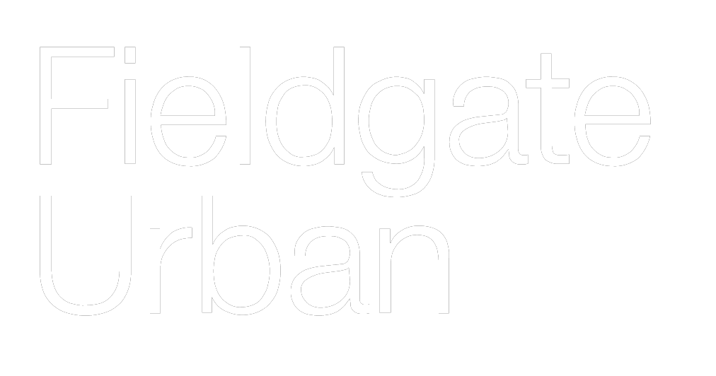 Fieldgate Urban White Logo