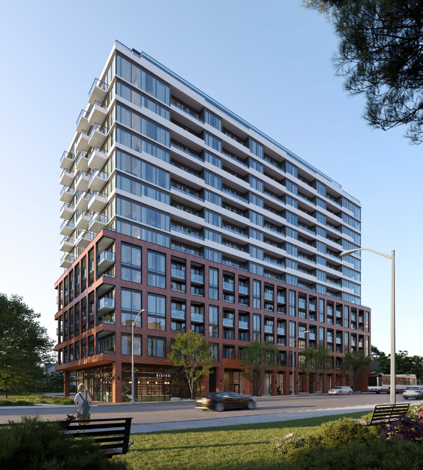 North Core Condos' Exterior Picture, with blue sky