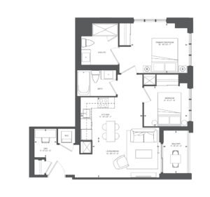 2 Bedroom + Den, Above Condos,2026.