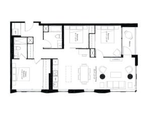 3Bedroom - Motto Condos. Floor plans