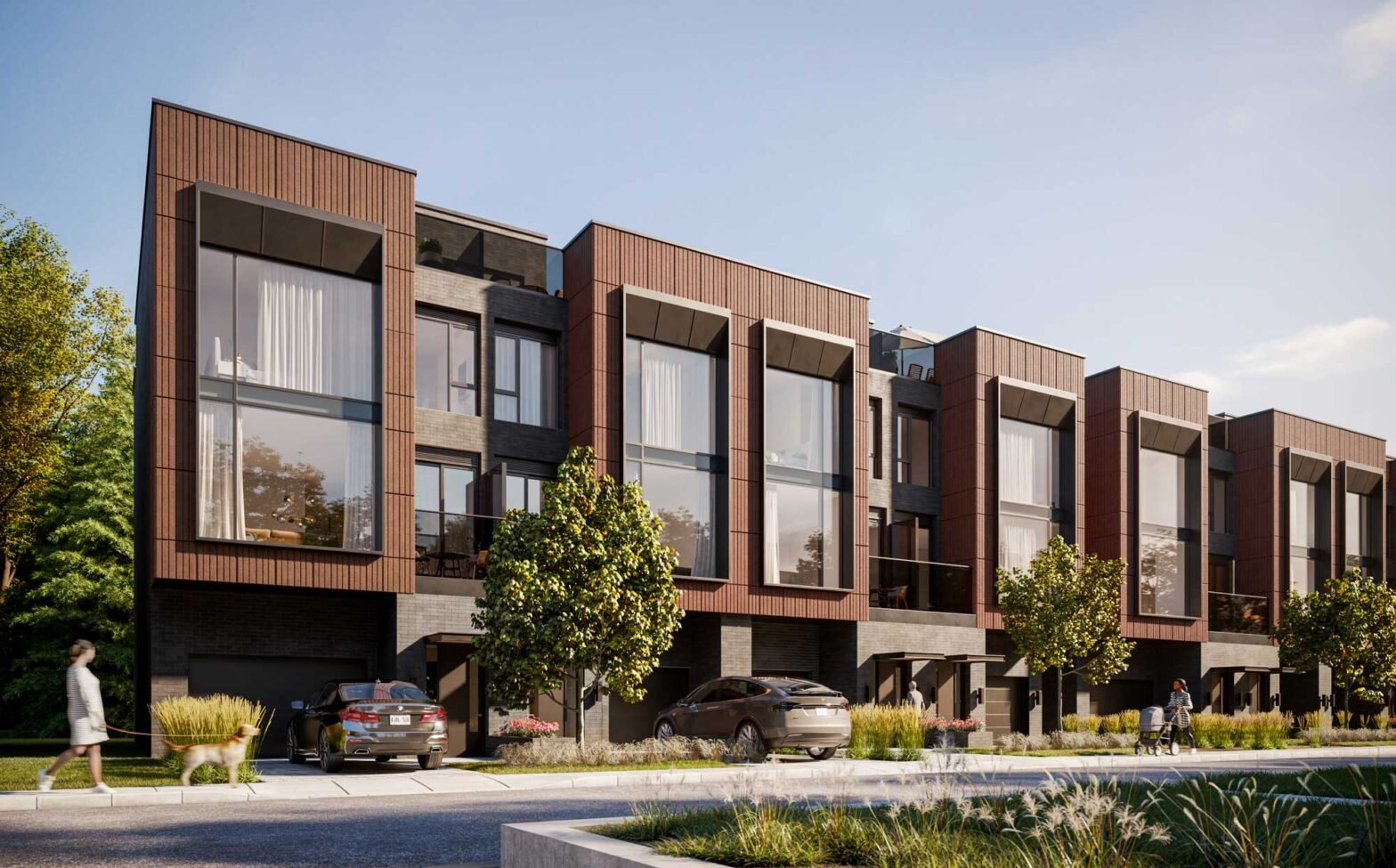 North On Bayview Exterior. There will be roughly 120,000 square feet of retail and commercial space on the 10-acre property, as well as urban townhouses, back-to-back apartments, and condominium buildings.