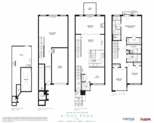 3 Bedroom Floor Plan, Kings Park, Oakbrook Towns.
