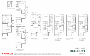 Floorplan, Townhomes, Mila Towns
