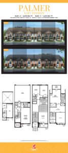Floorplan, Urban Townhomes, Richmond Green Towns