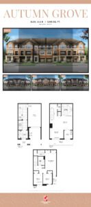 Floorplan, Village Townhomes, Richmond Green Towns