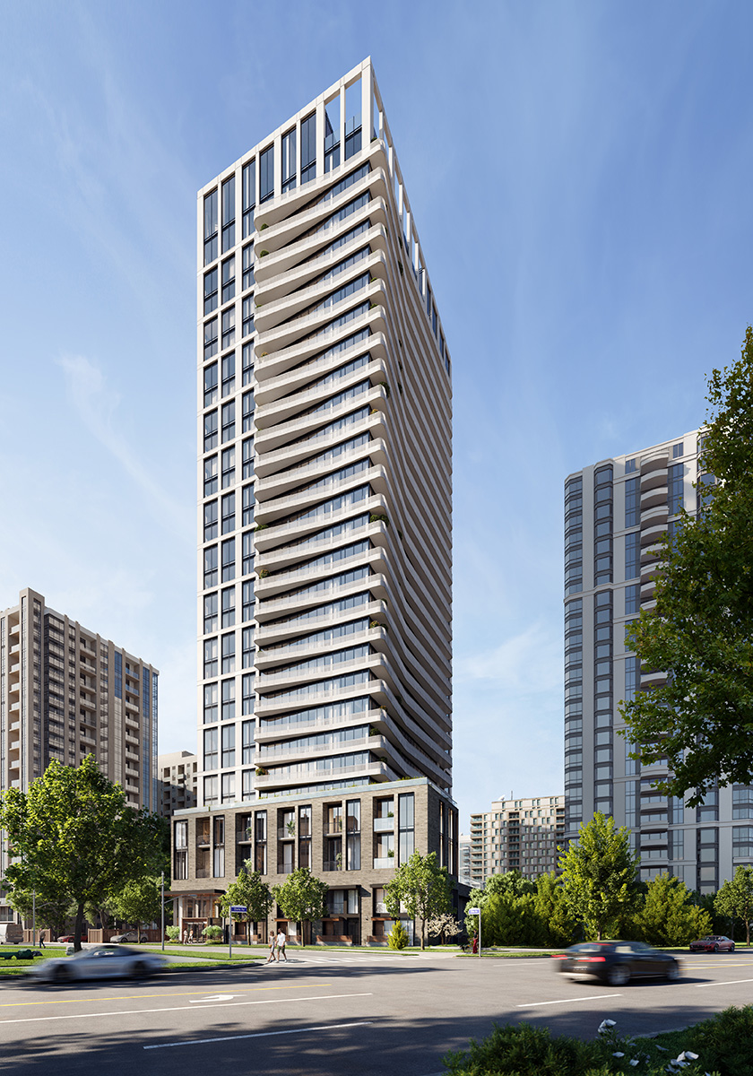 The Surrounding of Olive Residence. This 29-storey pre-construction project with 350 units will be located near the main intersection of Finch Ave E