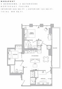 Floor Plan, 3 Bed, Allure.