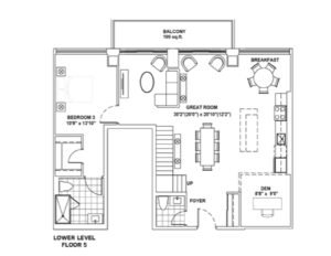 3Bed + 1Den. Emerson House