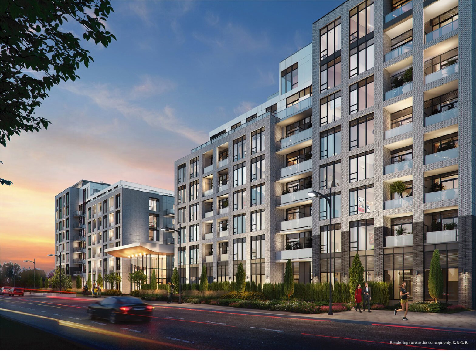 The Exterior view of Highmount Condos. This ambitious condo project consists of units with modern amenities and will be spread over multiple acres.