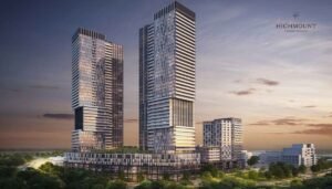 The Skyline of Highmount Condos. Numerous condominiums already exist in immediate proximity to this condo project with impressive design and appeal