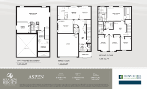 Floor Plan, Aspen, Meadow Heights.