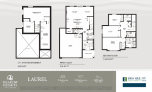 Floor Plan, Laurel, Meadow Heoghts.