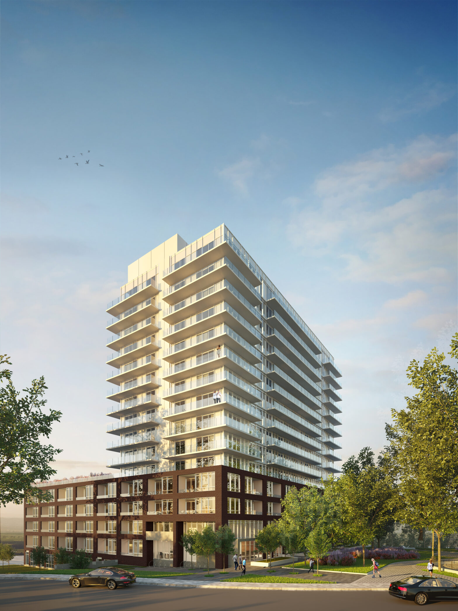 The view of Davis Condos.This pre-construction condo is located at 175 Deerfield Road on the southeastern corner of Yonge Street and Davis Road.