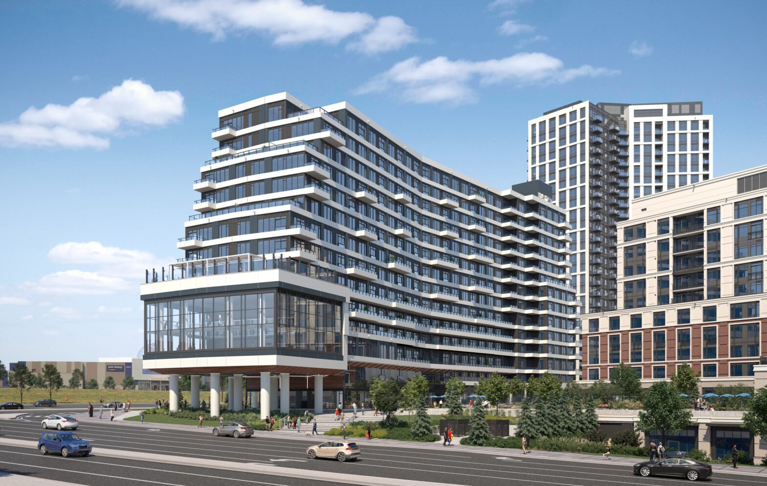 The surrounding of Kith Condos. This 15 storey pre-construction condo with 316 units is located at 2475 Eglinton Ave West near the Erin Mills Parkway