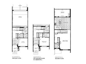 3 Bedroom, Floor plans, Nava Town.