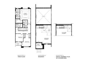 3 Bedroom, Floor plans, Nava Town.