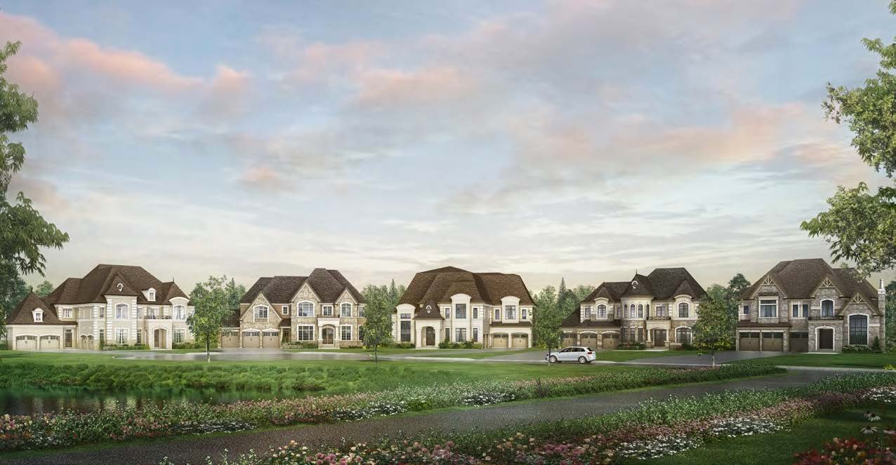 the exterior view of Eversley Estates,2024