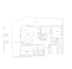 2Bed+Den. Thompson Towers