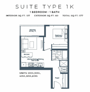 1 Bed