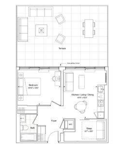 2 Bed-Floorplans,Cliffside