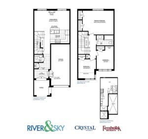 Townhouse Floor Plan -Rrive & Sky WoodStock