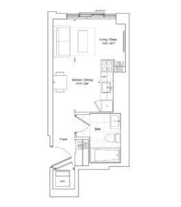 Studio-Floorplans,Cliffside