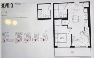 1 Bedroom - Blvd Q Condos