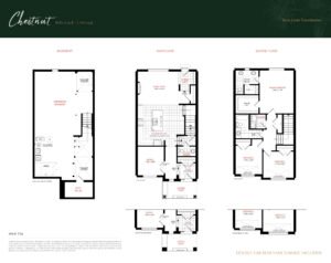 Floor Plan, Chestnut, West Brant Heights Towns