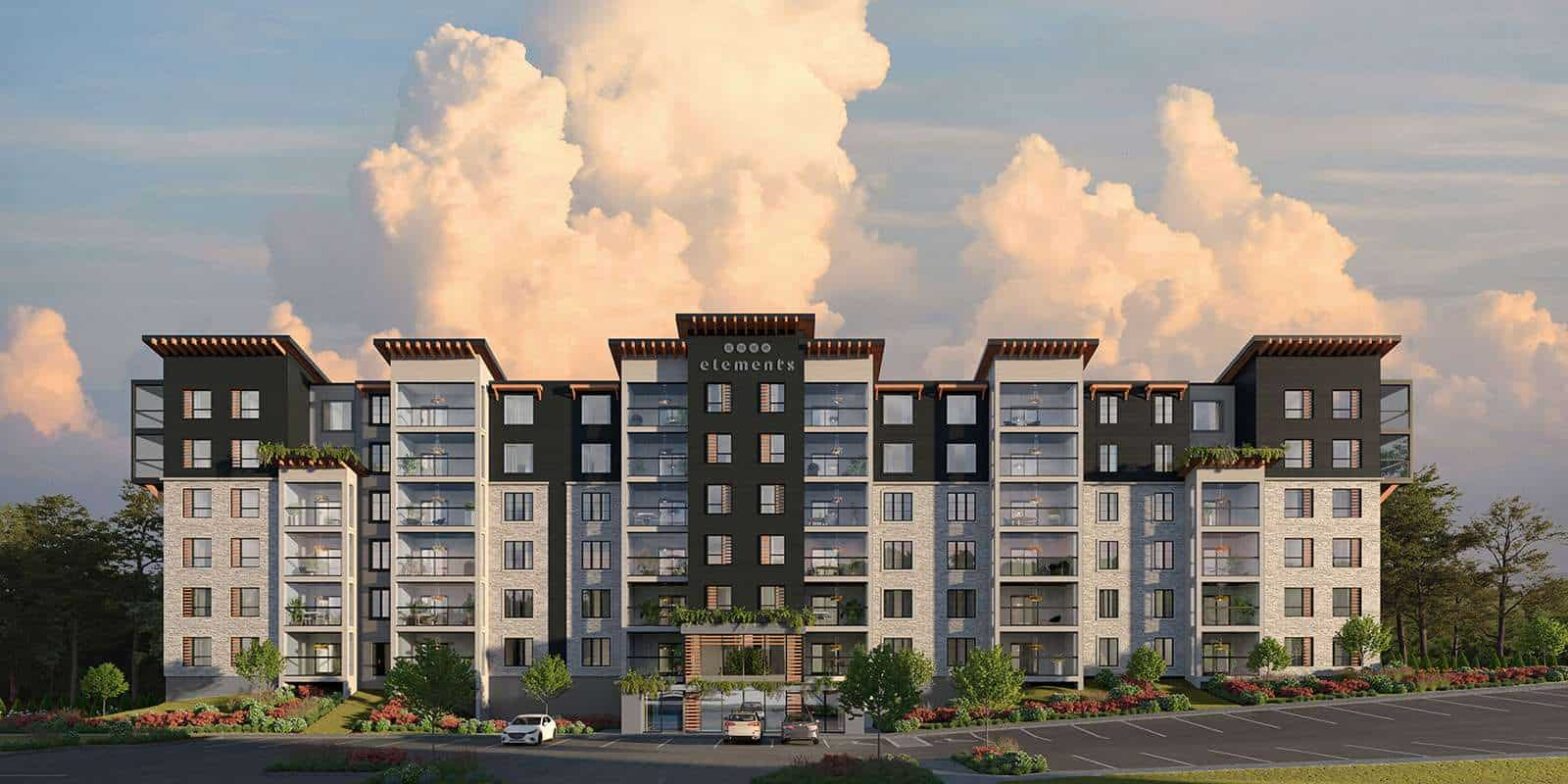 Elements Condos is an upcoming pre-construction condominium project by Pratt Homes, is situated at 723 Mapleview Drive East in Southeast Barrie. This development comprises three stories and accommodates a total of 346 generously sized condo units.