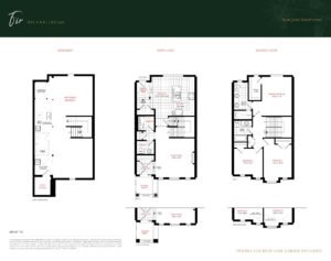 Floor Plan, Fir, West Brant Heights Towns.
