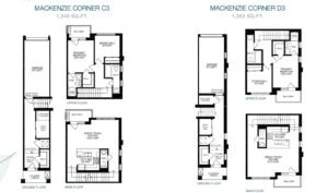 2Bed-Floor Plans, Legacy Hill(Mackenzie Corner C3)