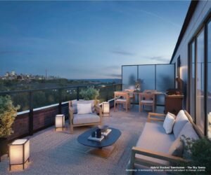 The balcony of Westshore is fill with various amenities like natural lighting, garden terrace, which allows residents to enjoy their family gathering on weekend.