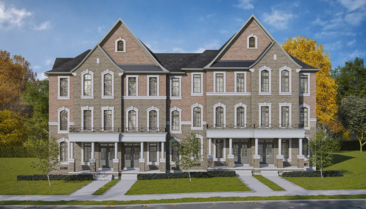 The Exterior View of Auden Grand Towns,2023.