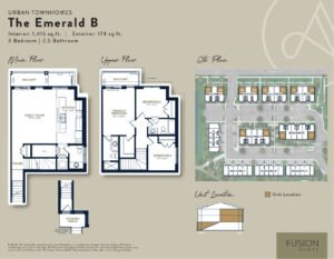 The Floor Plan of Alister At Solterra, 3 Bedroom.