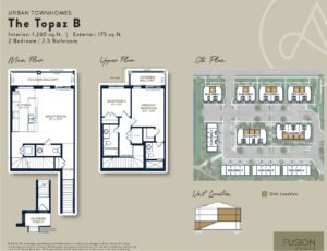 The Floor Plan of Alister At Solterra, 2 Bedroom.