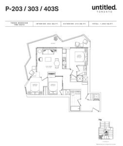 3Bedroom-Floorplan,Untitled Toronto Condos