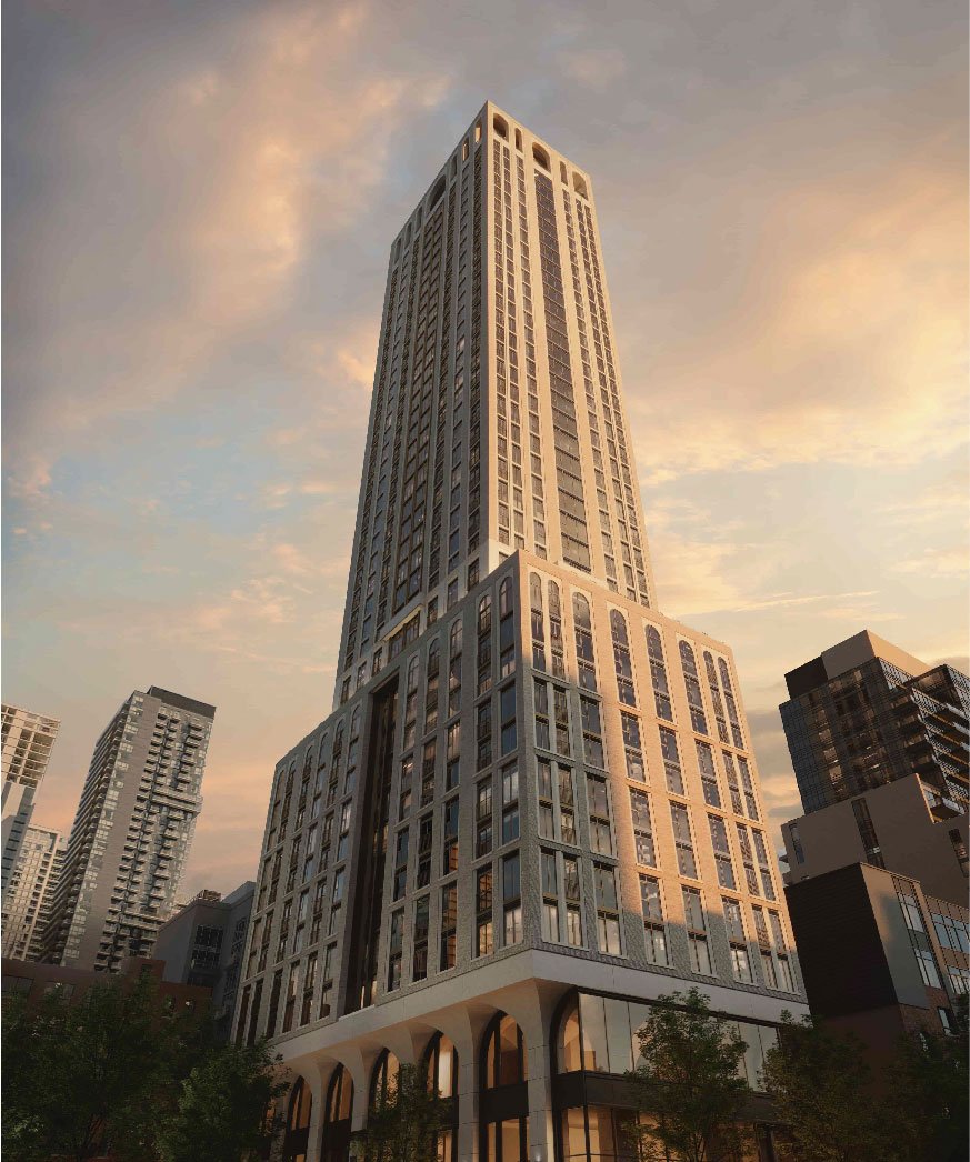 The external view of 101 Spadina,2027. sits in the downtown Toronto â€œUrban Growth Centre,â€ as designated by the