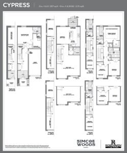 Cypree -Floor Plan, Simcoe Woods
