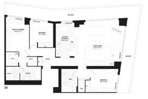 Water's edge at the Cove -- Penthouse , floor plans.