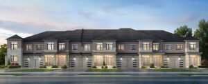The external view of Bayview Heights, The development comprises freehold townhomes designed with premium materials and innovative layouts