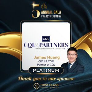 First Class Realty Gala 2024_Sponsor_James Huang