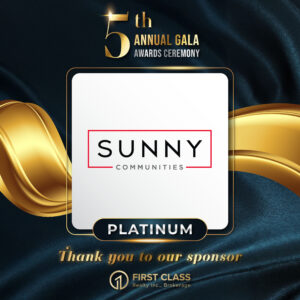 First Class Realty Gala 2024_Sponsor_Sunny Communities