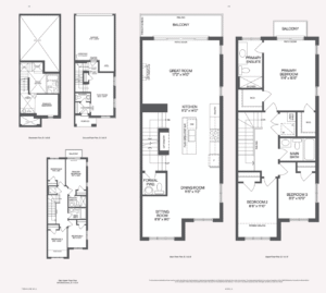Avella Towns, Floor Plans