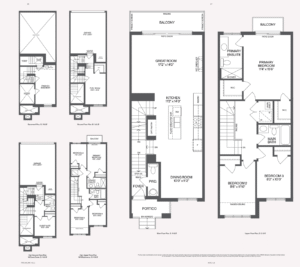 Avella Towns, Floor Plans