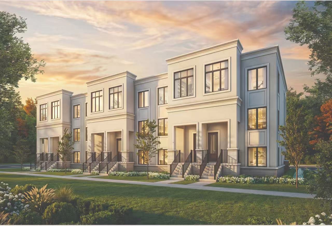Avella Towns in Aurora, External view